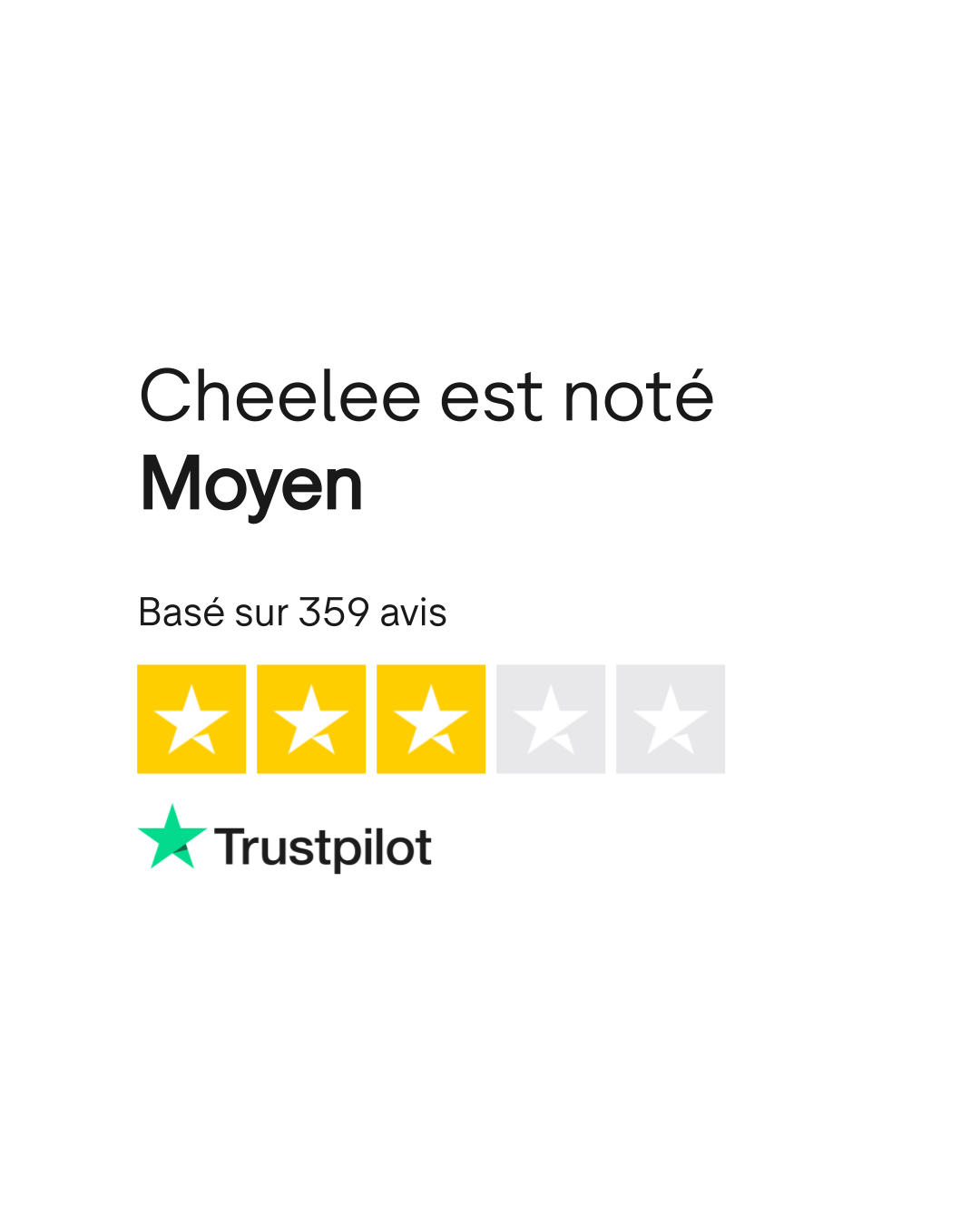 Avis de Cheelee | Lisez les avis marchands de cheelee.io