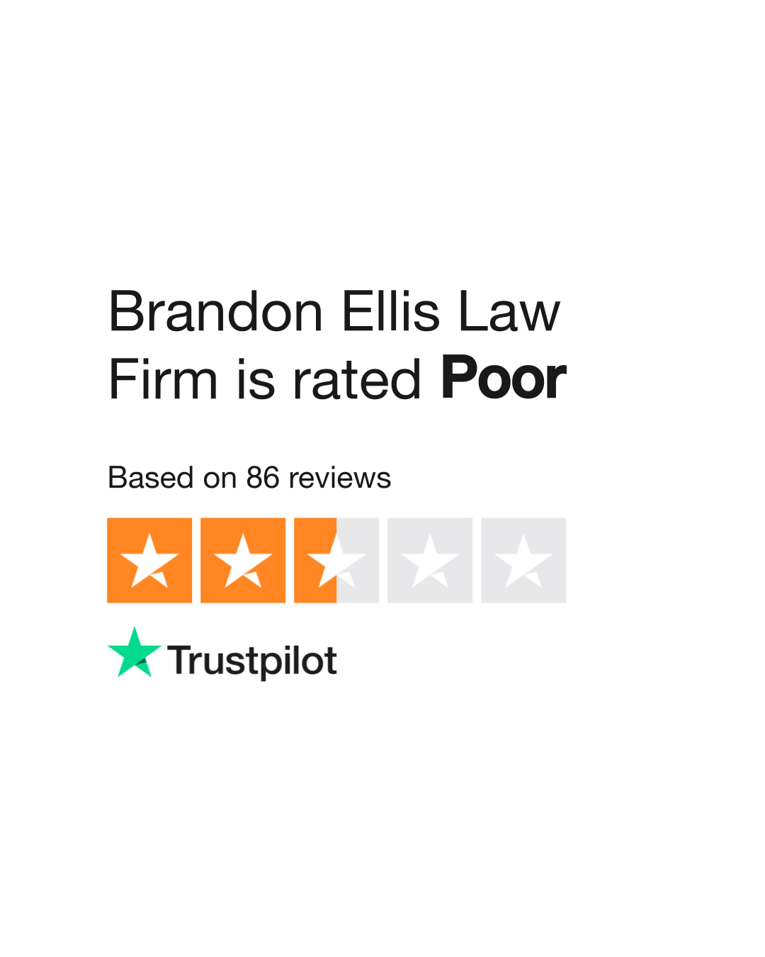 Brandon Ellis Law Firm Reviews | Read Customer Service Reviews of 