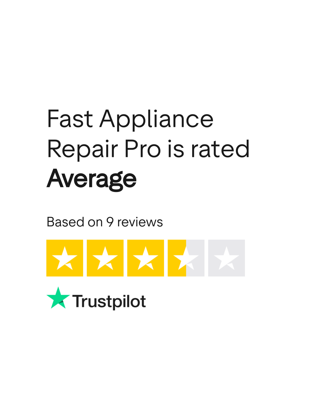 Fast Appliance Repair Pro Reviews Read Customer Service Reviews of