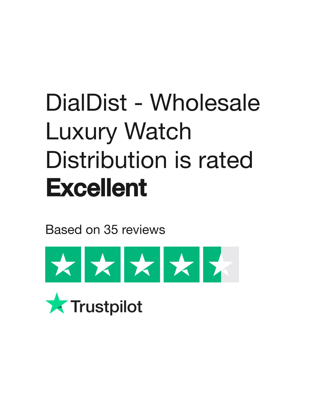 DialDist Wholesale Luxury Watch Distribution Reviews Read Customer Service Reviews of dialdist