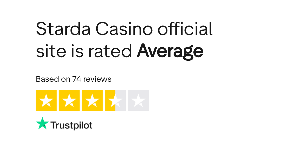 Trustpilot-Bewertung für Starda Casino