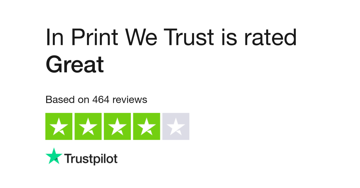 In Print We Trust Reviews  Read Customer Service Reviews of