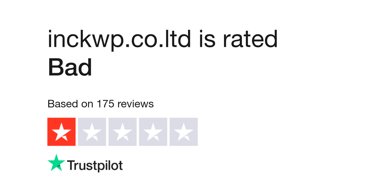 inckwp .ltd Reviews Read Customer Service Reviews of inckwp .ltd