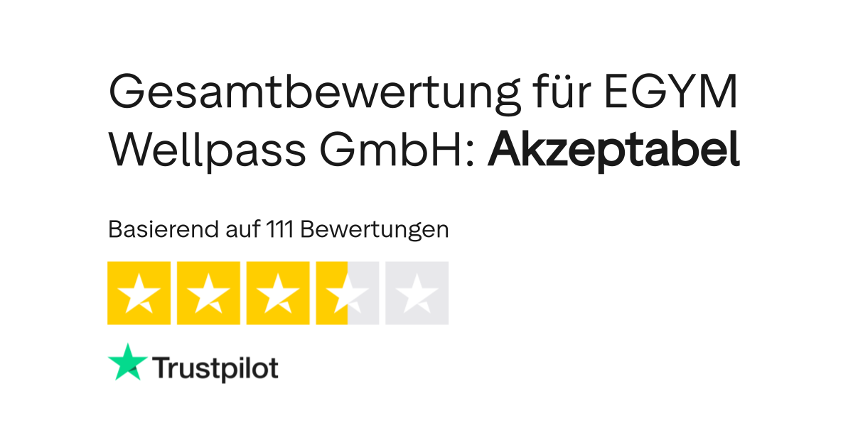 Bewertungen zu EGYM Wellpass GmbH Lesen Sie Kundenbewertungen zu