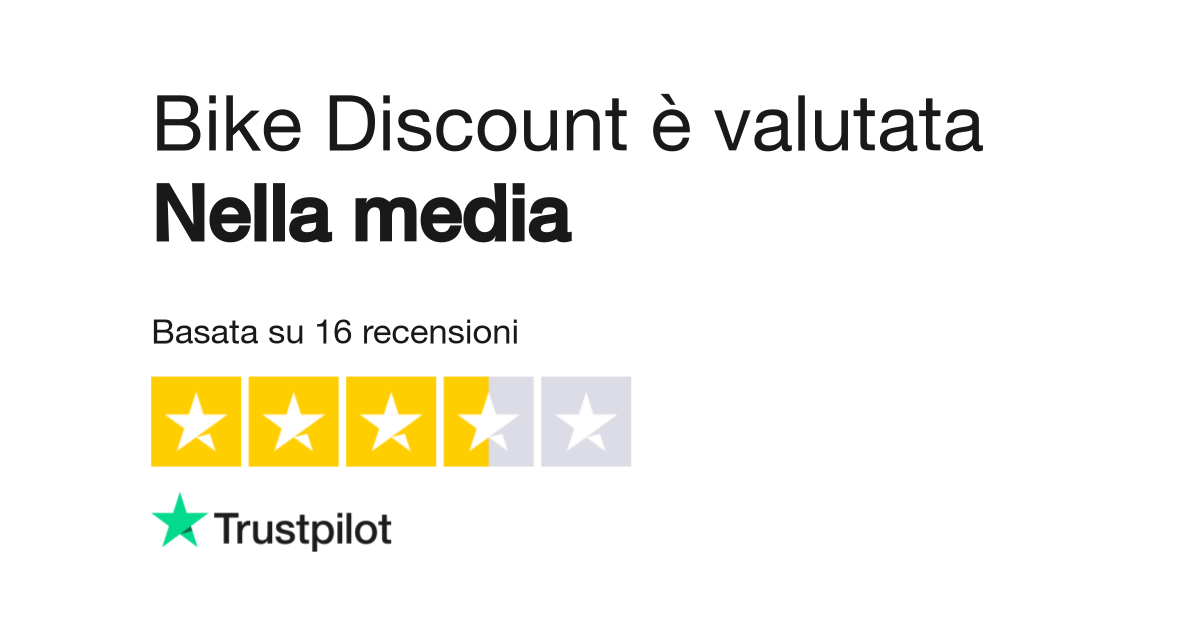 Bike Discount Leggi le recensioni dei servizi di bike.discount