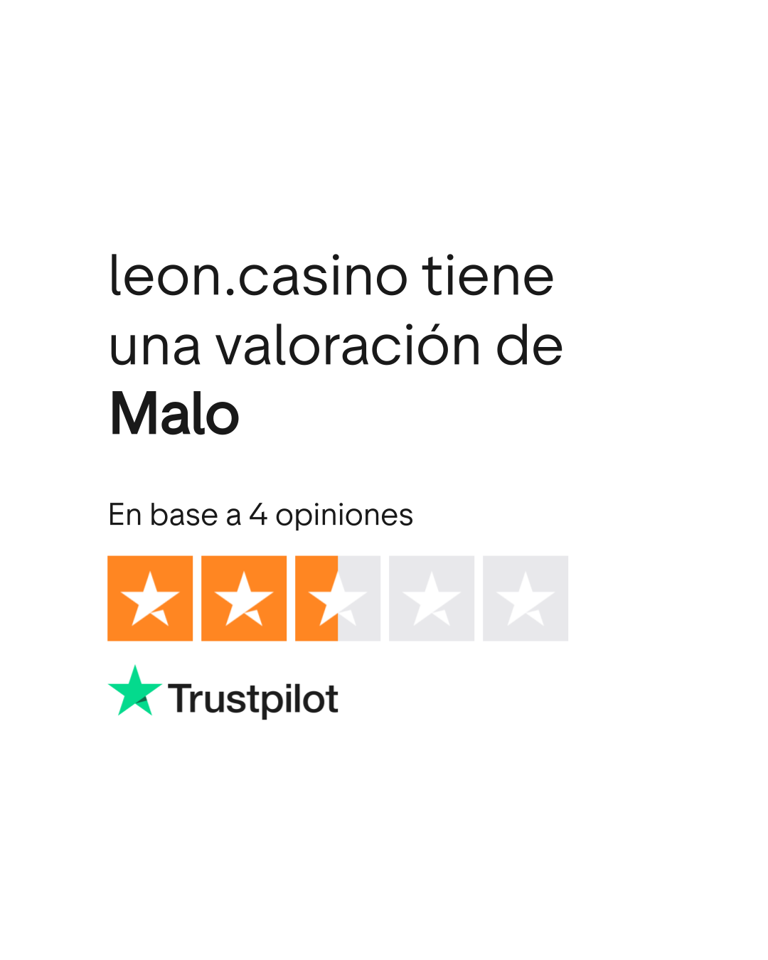 Leon Casino Trustpilot Bewertung