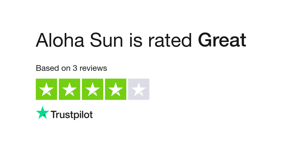 Aloha Sun Reviews Read Customer Service Reviews of aloha sun