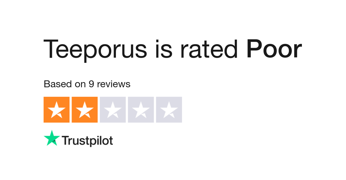 Teeporus Reviews  Read Customer Service Reviews of teeporus.com