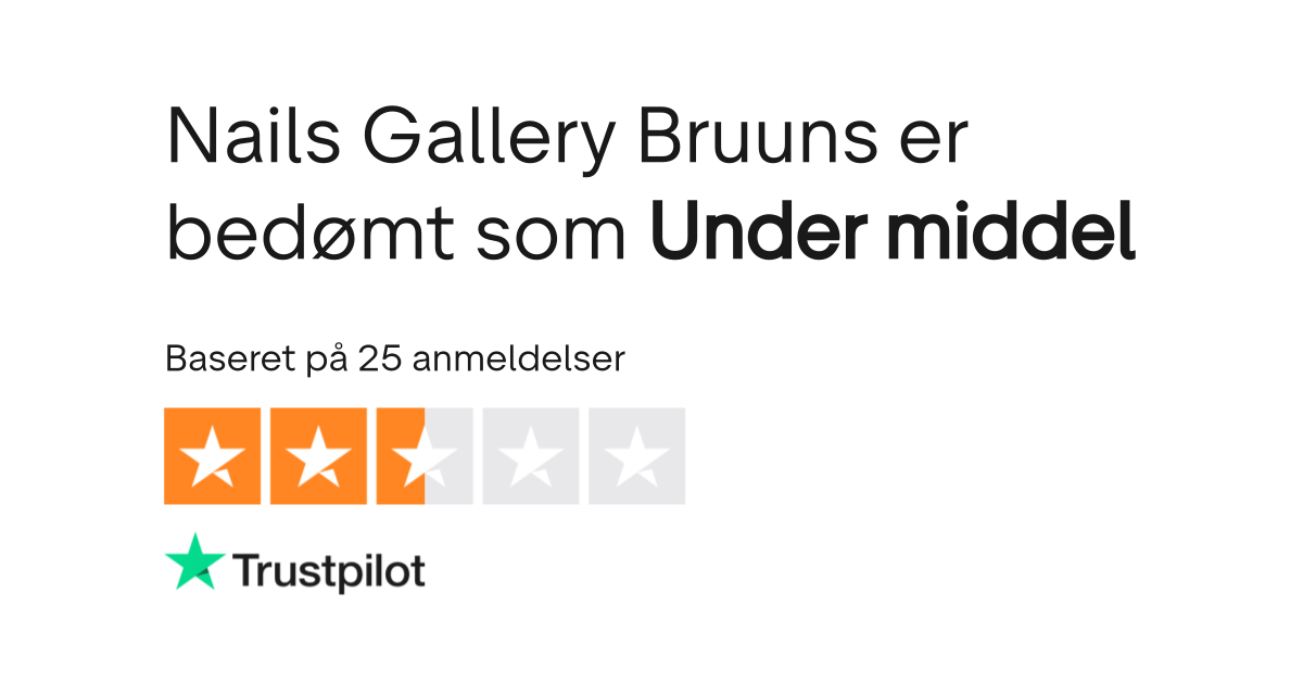 Anmeldelser af Nails Gallery Bruuns Læs kundernes anmeldelser af