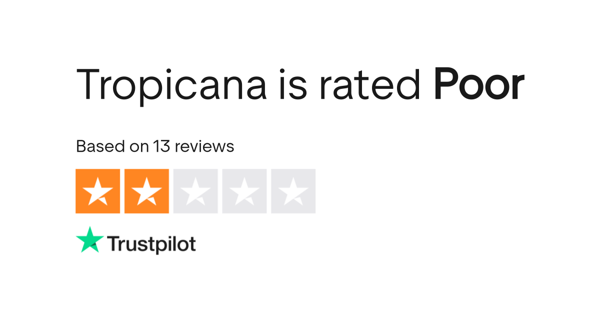 Tropicana Reviews Read Customer Service Reviews of tropicana.co.uk