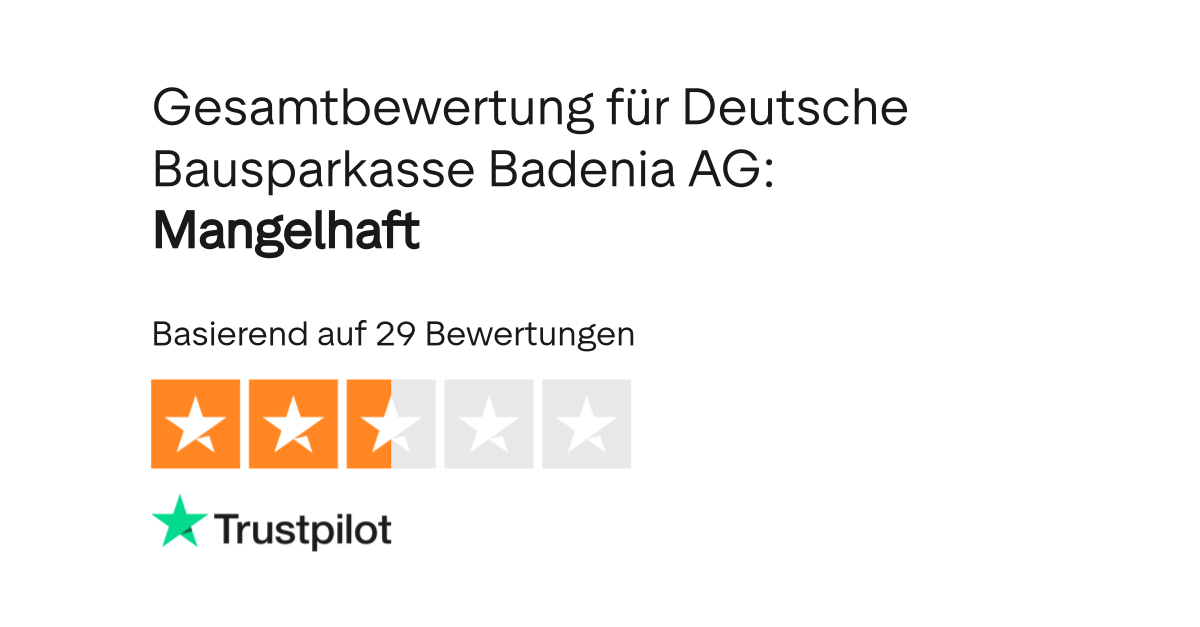 Bewertungen zu Deutsche Bausparkasse Badenia AG Lesen Sie