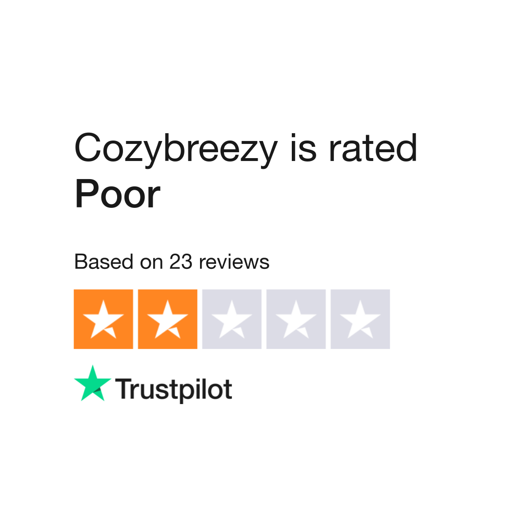 Cozybreezy Reviews  Read Customer Service Reviews of cozybreezy.com