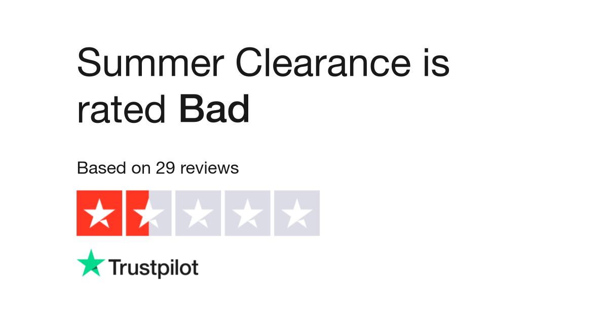 Summer Clearance Reviews  Read Customer Service Reviews of summer-clearance .com