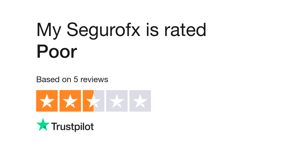 My Segurofx Reviews  Read Customer Service Reviews of my.segurofx.com