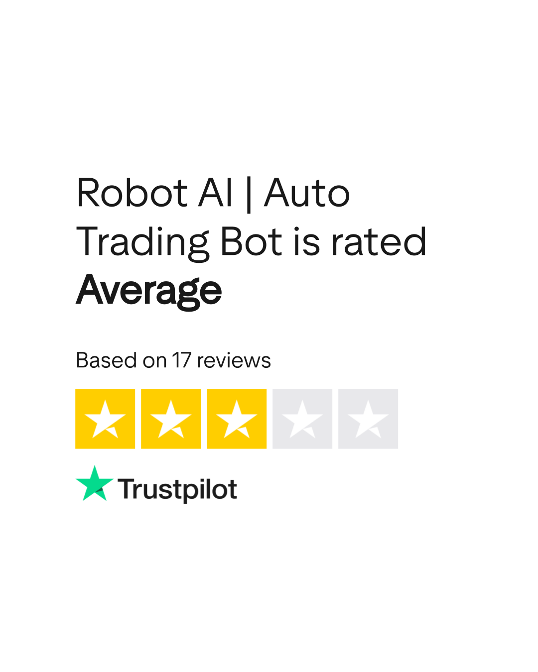 Robot AI | Auto Trading Bot Reviews | Read Customer Service Reviews of  www.robotai.trade