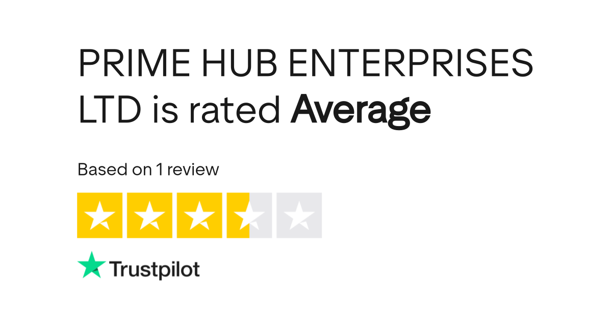 PRIME HUB ENTERPRISES LTD Reviews Read Customer Service Reviews of