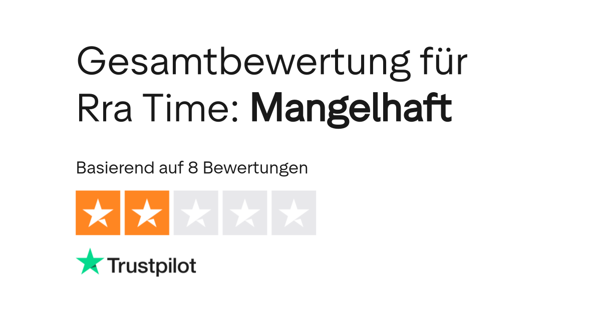 Bewertungen zu Rra Time | Lesen Sie Kundenbewertungen zu rra-time.com