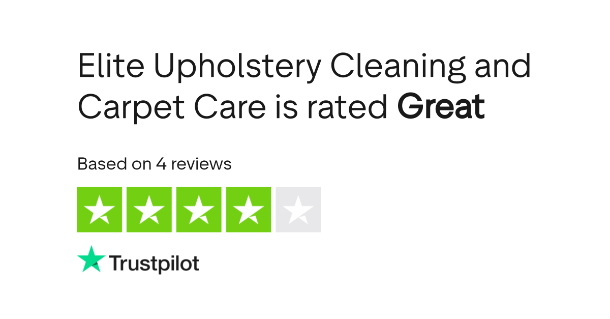 Elite Upholstery Cleaning and Carpet Care Reviews Read Customer