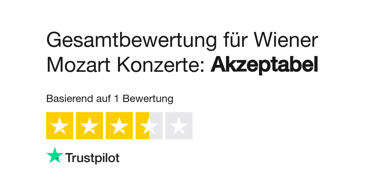 Bewertungen zu wiener mozart konzerte lesen sie kundenbewertungen zu
