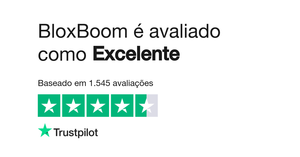 Avaliações sobre BloxBoom | Leia as avaliações sobre o Atendimento ao ...