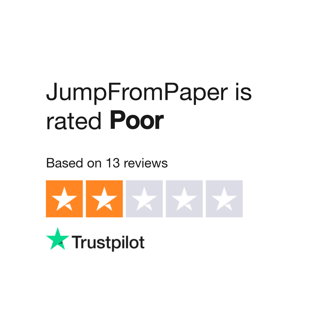 Jump from on sale paper fake