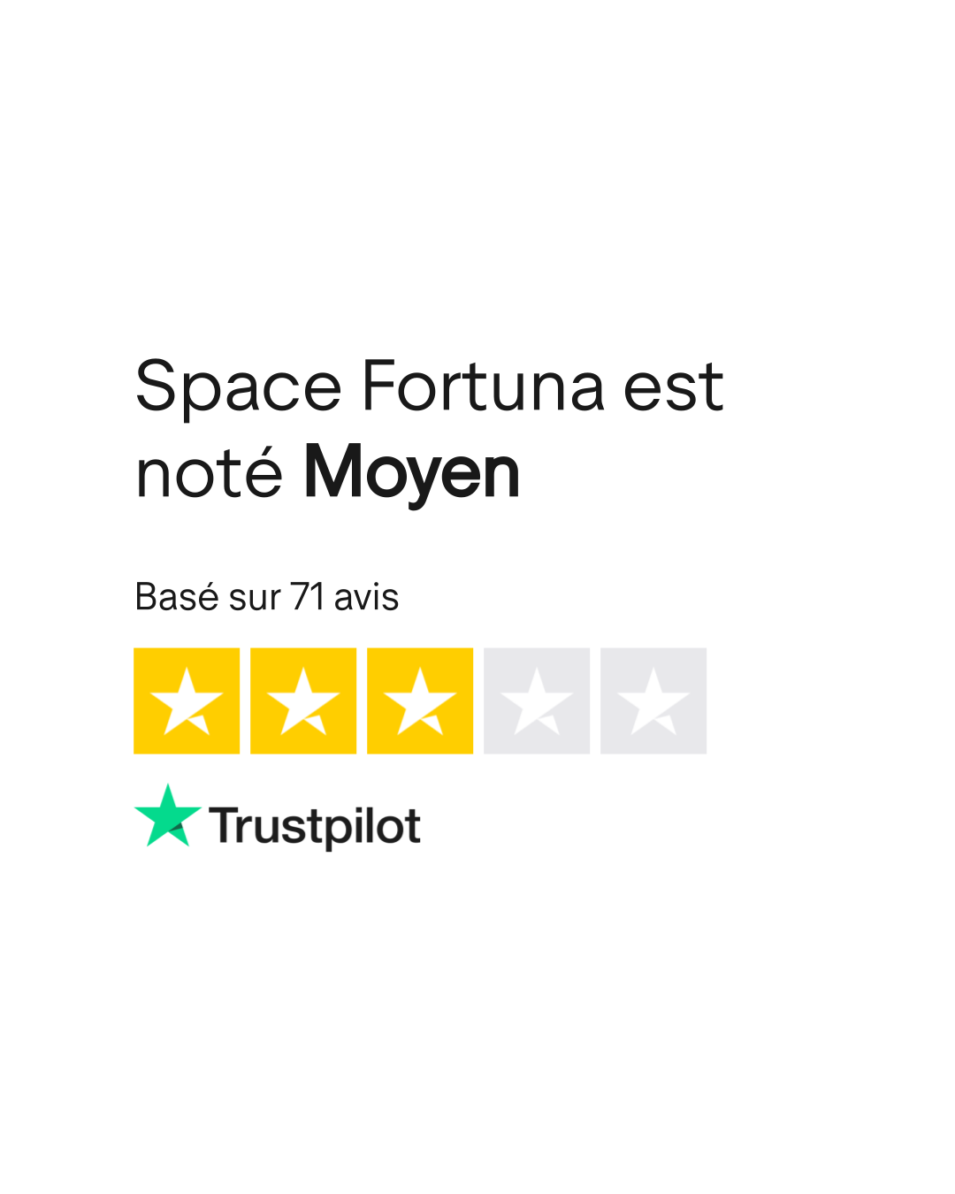 Avis sur Space Fortuna