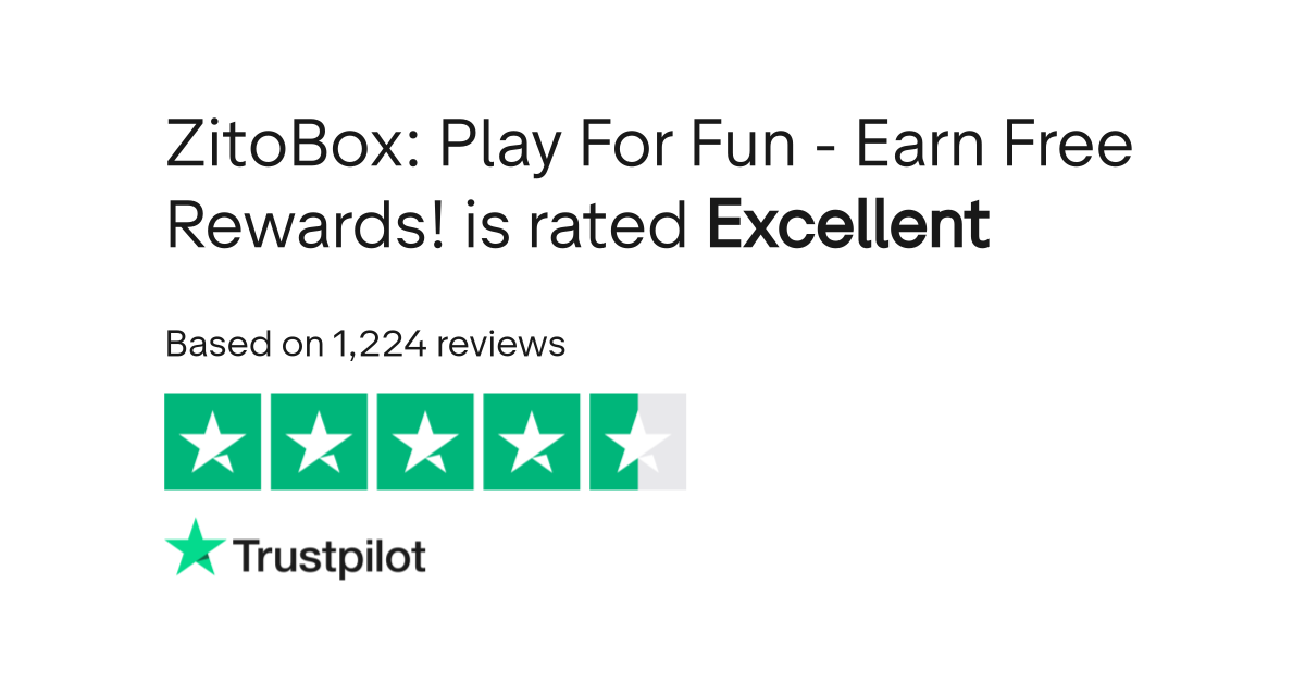 ZitoBox Play For Fun Earn Free Rewards! Reviews Read Customer