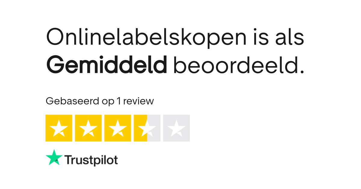 Onlinelabelskopen reviews Bekijk consumentenreviews over
