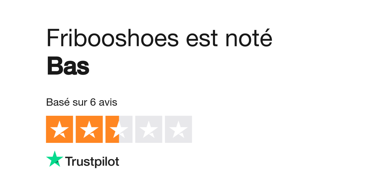 Friboo discount chaussures avis