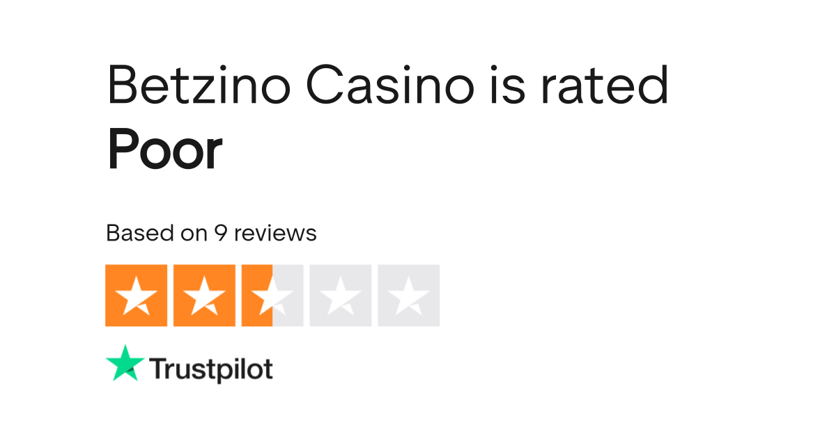 Betzino Casino Trustpilot Rating