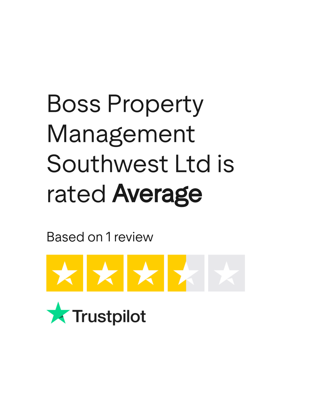 Boss Property Management Southwest Ltd Reviews Read Customer Service