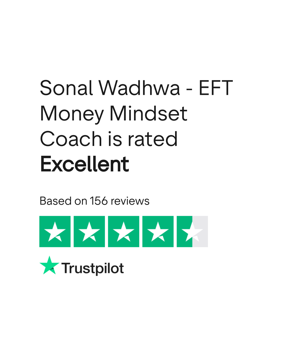 Sonal Wadhwa - EFT Money Mindset Coach Reviews | Read Customer Service  Reviews of sonalwadhwa.com