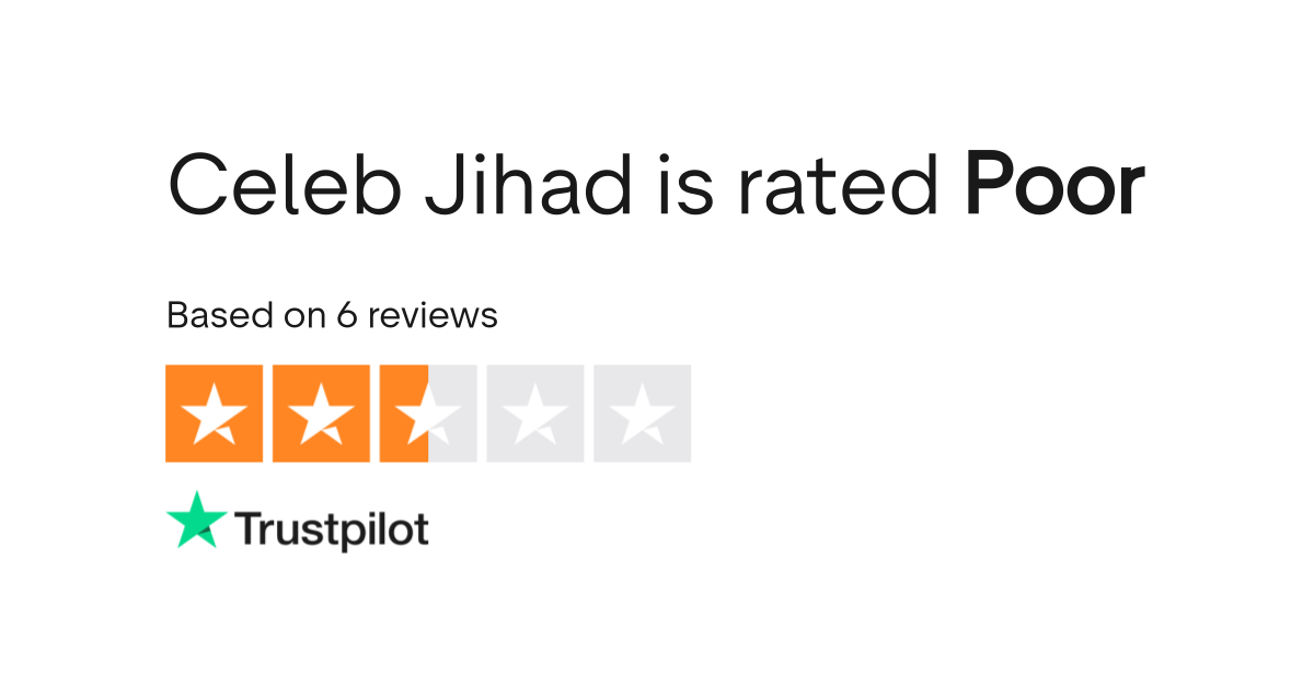 Celeb Jihad Reviews Read Customer Service Reviews of
