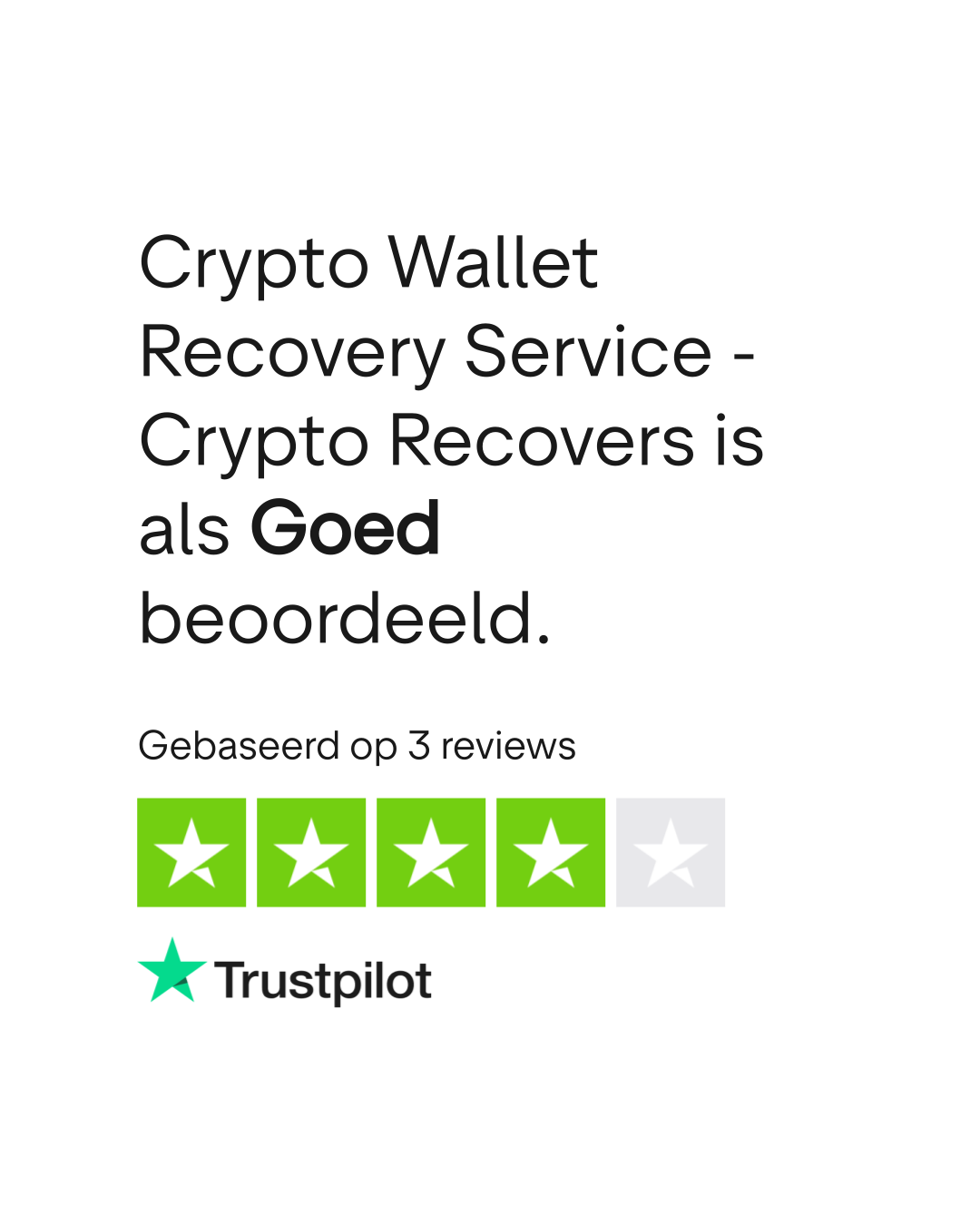 Crypto Wallet Recovery Service - Crypto Recovers reviews | Bekijk  consumentenreviews over cryptorecovers.com