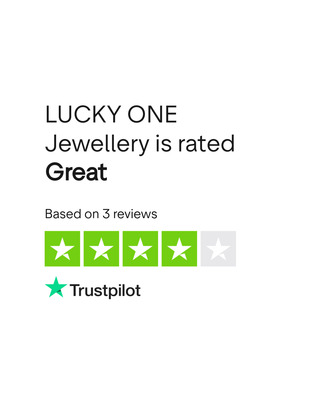 LUCKY ONE Jewellery Reviews Read Customer Service Reviews of lucky