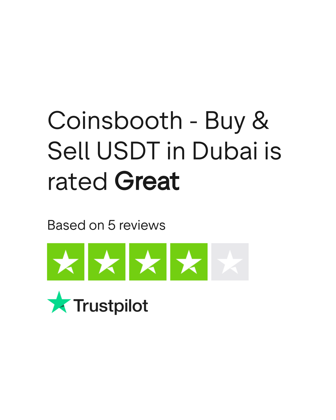 Coinsbooth - Buy & Sell USDT in Dubai Reviews | Read Customer Service  Reviews of coinsboothpay.com