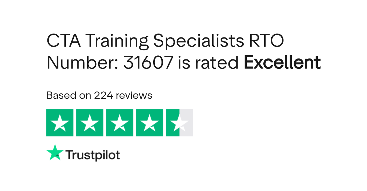 CTA Training Specialists RTO Number 31607 Reviews Read Customer