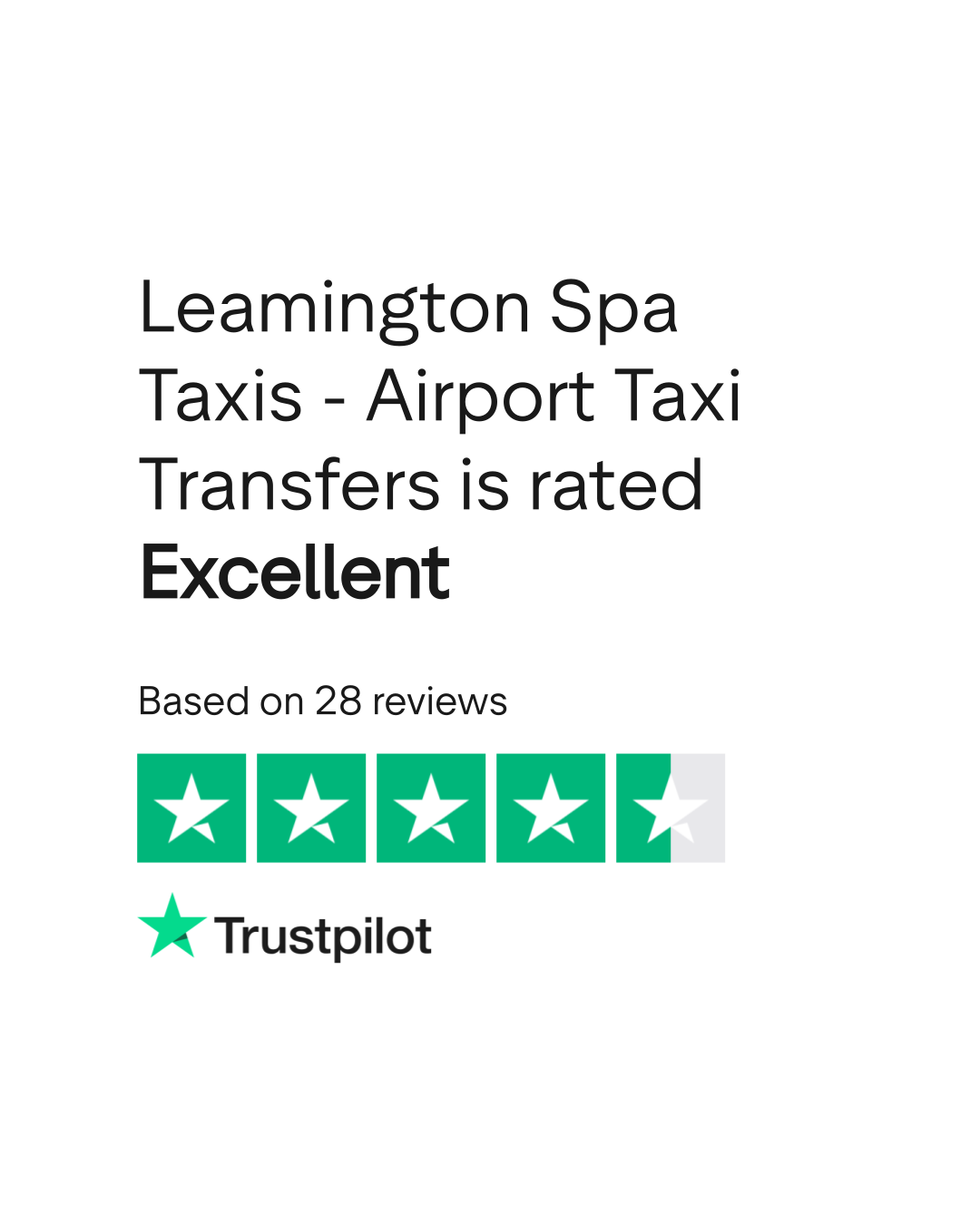 Leamington Spa Taxis Airport Taxi Transfers Reviews Read Customer