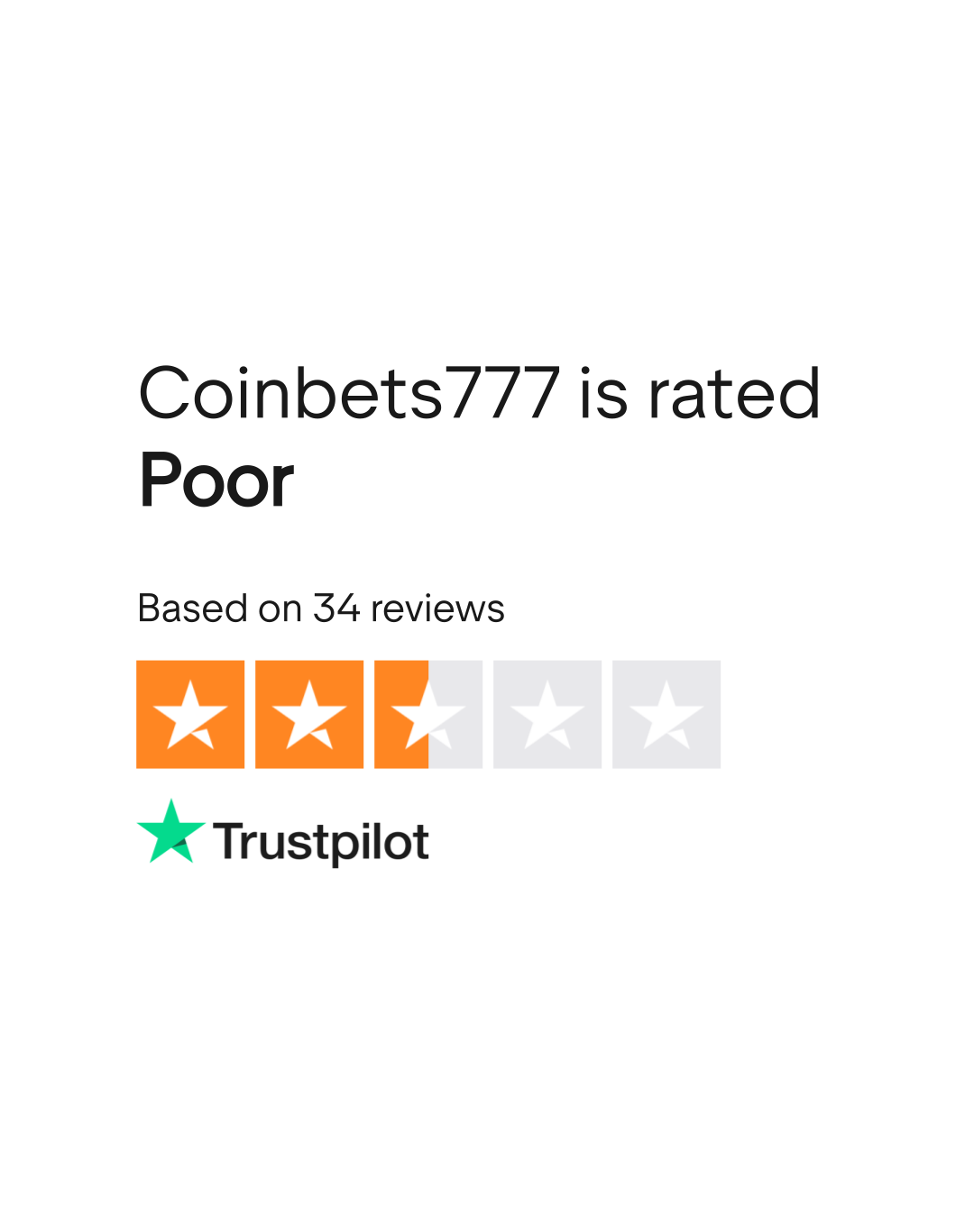 Coinbets777 Reviews | Read Customer Service Reviews of coinbets777.com | 2  of 2