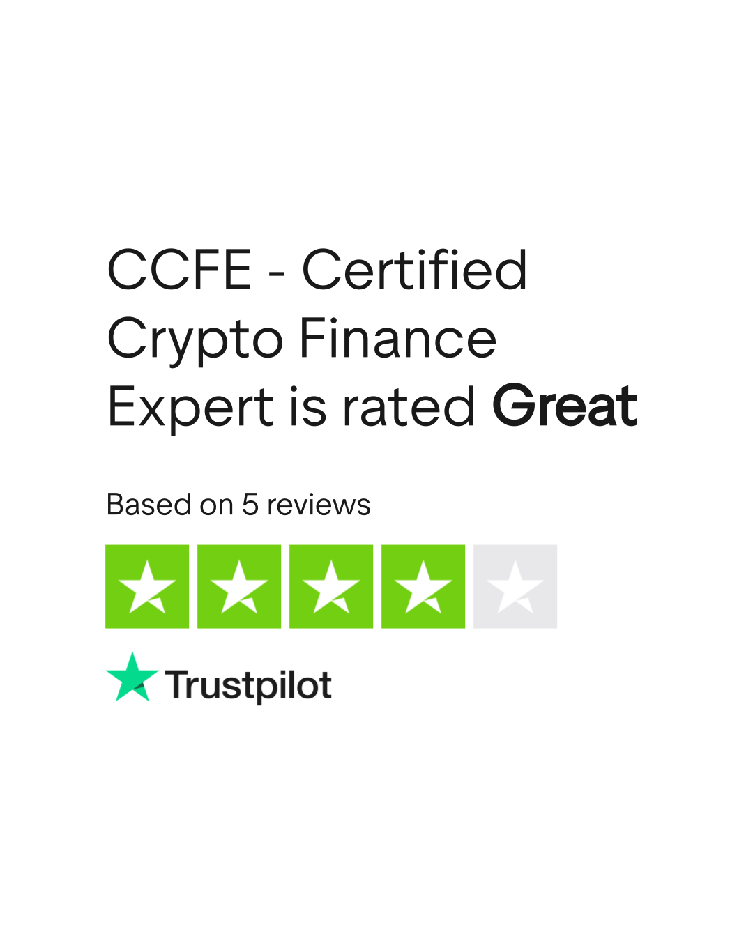 CCFE - Certified Crypto Finance Expert Reviews | Read Customer Service  Reviews of ccfe.ch