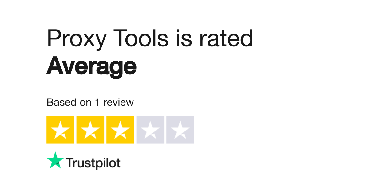 Proxy Tools Reviews | Read Customer Service Reviews of proxy-tools.com