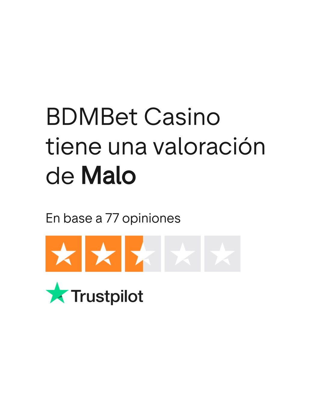 Trustpilot-Bewertung