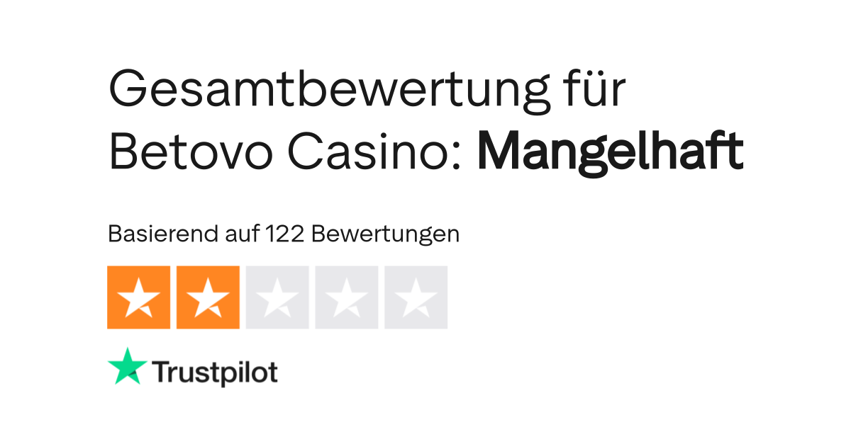 Valutazione Trustpilot di Betovo