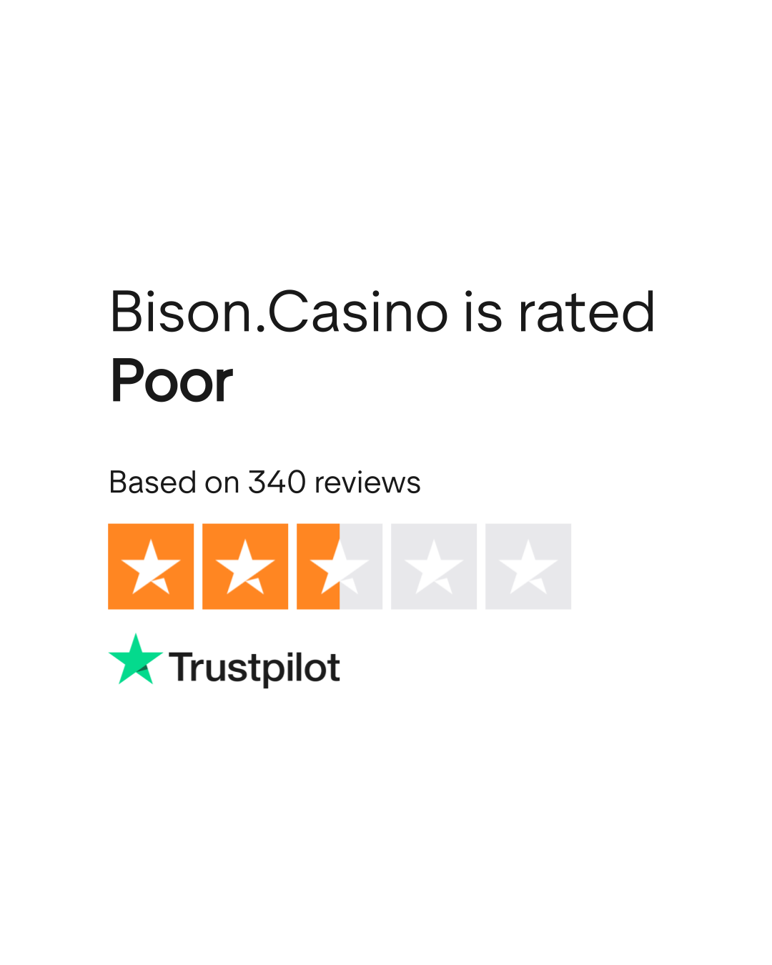 Bison Casino Trustpilot Értékelések