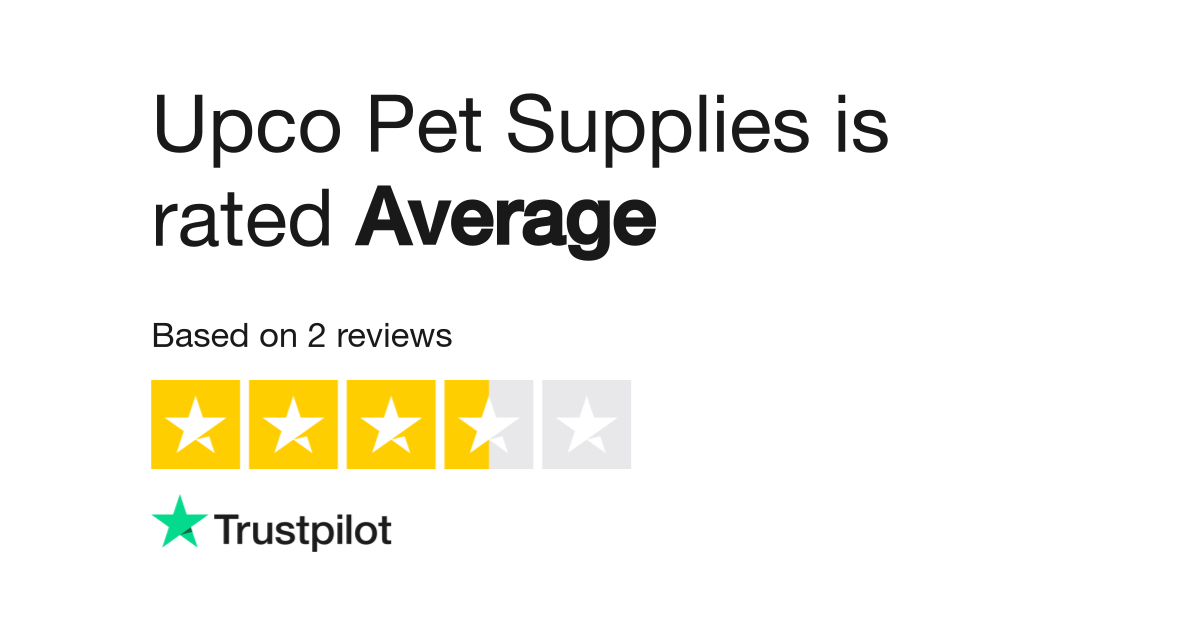 Upco Pet Supplies Reviews Read Customer Service Reviews of upco