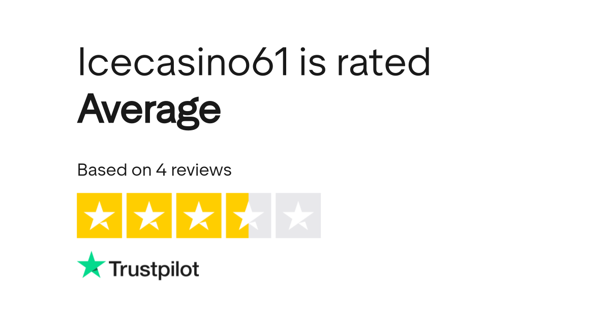 Trustpilot vurdering af Ice Casino