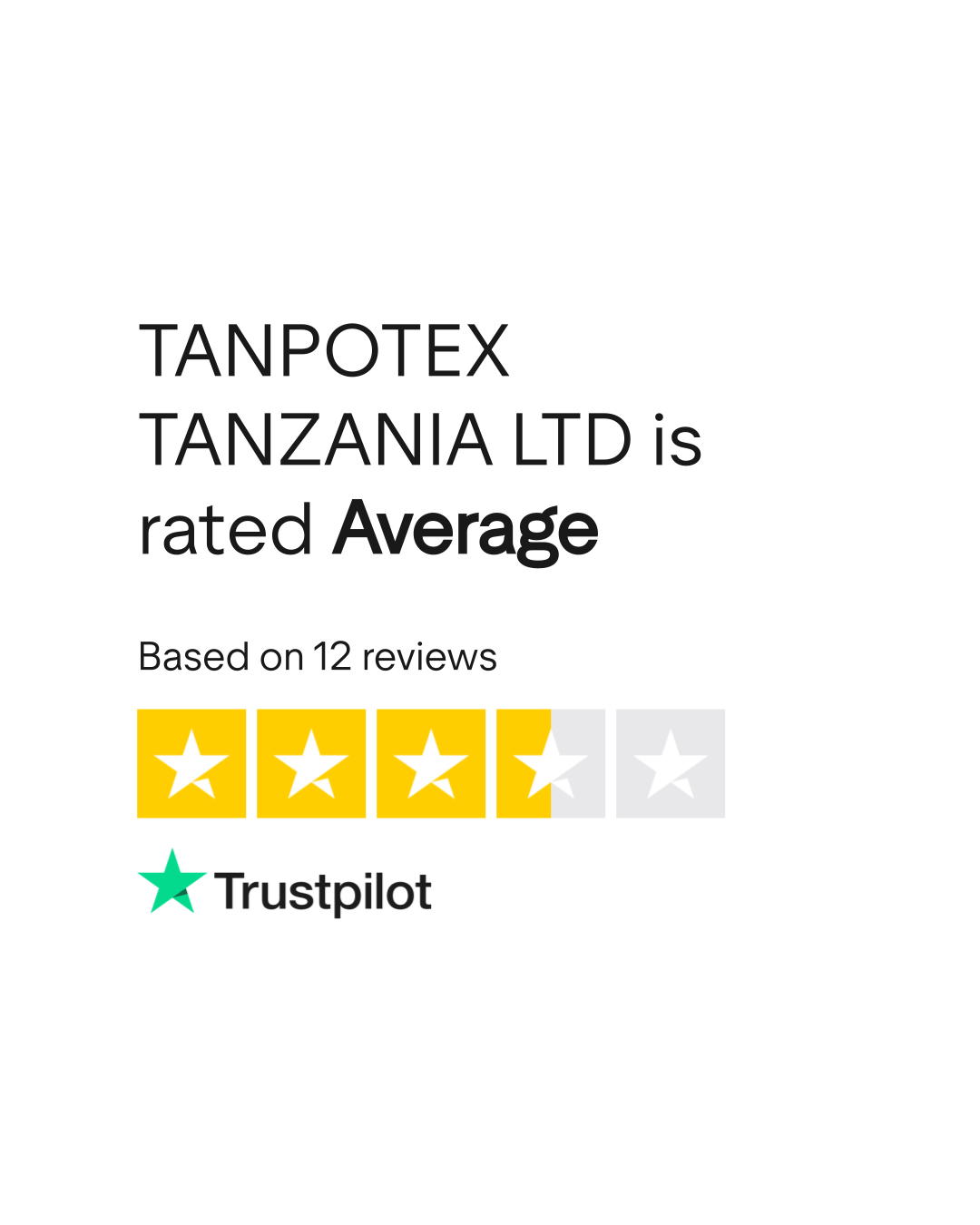 TANPOTEX TANZANIA LTD Reviews Read Customer Service Reviews of