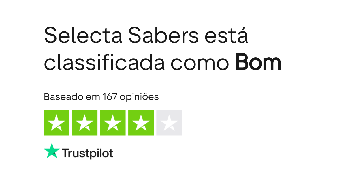 Opiniões sobre Selecta Sabers Leia opiniões sobre o serviço de