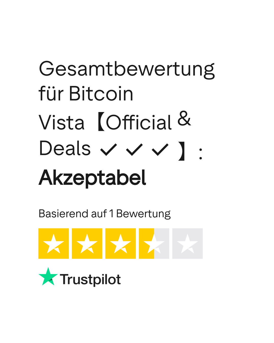 Bewertungen zu Bitcoin Vista【Official & Deals ✔️✔️✔️ 】 | Lesen Sie  Kundenbewertungen zu bitcoinvista.leadbrokeradvisor.com