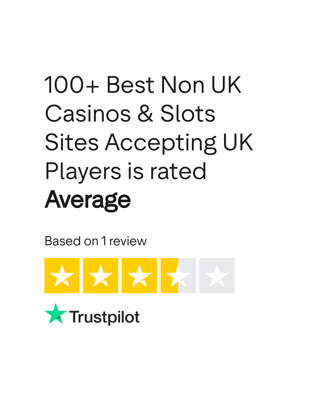 100+ Best Non UK Casinos & Slots Sites Accepting UK Players Reviews | Read  Customer Service Reviews of nonukslotsites.uk